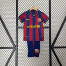 Maillot Barcelona 09/10 - Enfants (Pantalón Corto Incluido) RÉTRO - TIENDA LUXSHOP