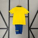 Maillot Brésil 1998 - Enfants (Pantalón Corto Incluido) RÉTRO - TIENDA LUXSHOP