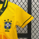 Maillot Brésil 1998 - Enfants (Pantalón Corto Incluido) RÉTRO - TIENDA LUXSHOP
