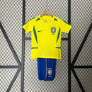 Maillot Brésil 2002 - Enfants (Pantalón Corto Incluido) RÉTRO - TIENDA LUXSHOP
