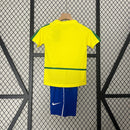 Maillot Brésil 2002 - Enfants (Pantalón Corto Incluido) RÉTRO - TIENDA LUXSHOP