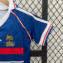 Maillot Francia 1998 - Enfants (Pantalón Corto Incluido) RÉTRO - TIENDA LUXSHOP