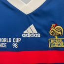 Maillot Francia 1998 - Enfants (Pantalón Corto Incluido) RÉTRO - TIENDA LUXSHOP