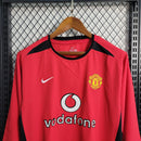 Maillot Manchester United (Manga Larga) 02/04 Rétro - TIENDA LUXSHOP